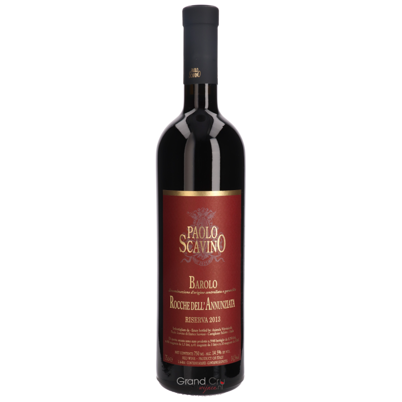 2013 Paolo Scavino Barolo Rocche dell'Annunziata Riserva DOCG 2013 Paolo Scavino Barolo Rocche dell'Annunziata Riserva DOCG