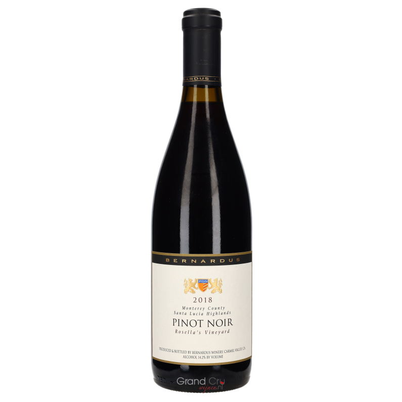 2018 Bernardus Pinot Noir Rosella's Vineyard 2018 Bernardus Pinot Noir Rosella's Vineyard