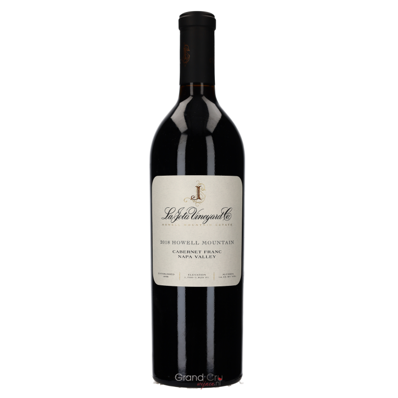 2018 La Jota Cabernet Franc Howell Mountain 2018 La Jota Cabernet Franc Howell Mountain