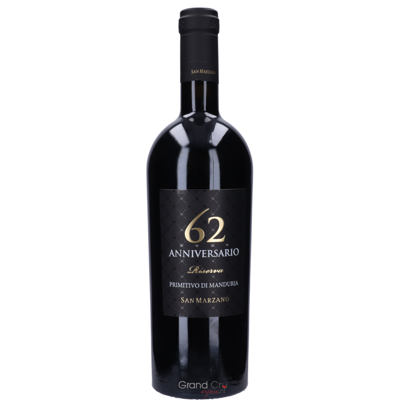 2018 San Marzano Anniversario 62 Primitivo di Manduria Riserva 2018 San Marzano Anniversario 62 Primitivo di Manduria Riserva