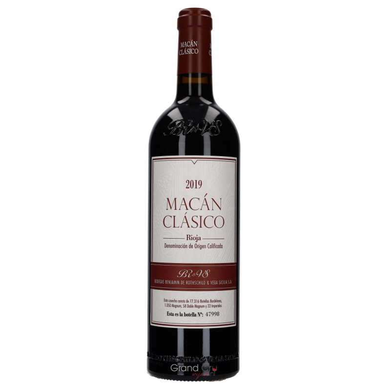 2019 Benjamin de Rothschild Vega Sicilia Macan Classico 2019 Benjamin de Rothschild Vega Sicilia Macan Classico