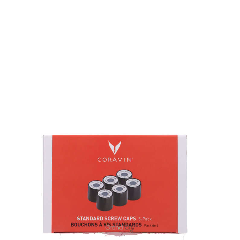 Coravin Screw Caps-6 Stuks Coravin Screw Caps-6 Stuks