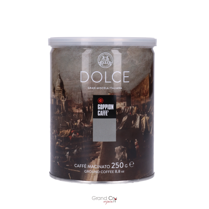 Goppion Caffè Dolce blik 250 gram bonen Goppion Caffè Dolce blik 250 gram bonen