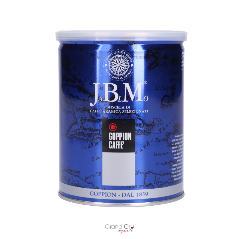 Goppion Caffè Jamaica Blue Mountain®-koffie blik 250 gram bonen Goppion Caffè Jamaica Blue Mountain®-koffie blik 250 gram bonen