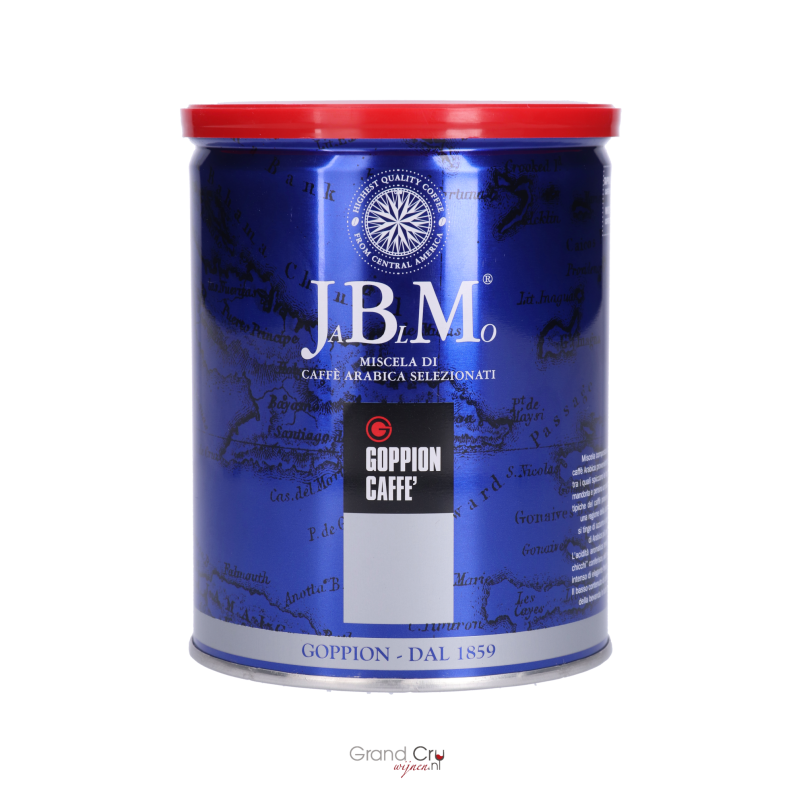 Goppion Caffè Jamaica Blue Mountain®-koffie blik 250 gram gemalen Goppion Caffè Jamaica Blue Mountain®-koffie blik 250 gram gemalen