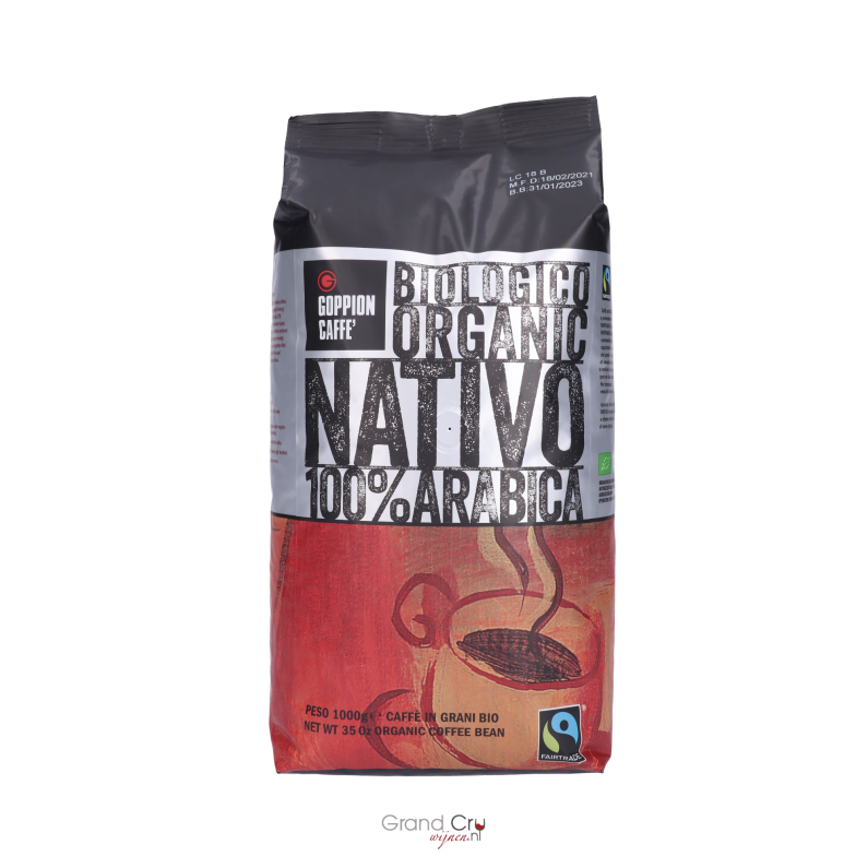 Goppion Caffè Nativo koffie — 1 kg bonen Goppion Caffè Nativo koffie — 1 kg bonen