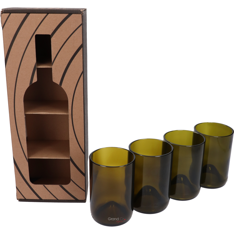 Rebottled Tumbler 4-Pack Brown Rebottled Tumbler 4-Pack Brown
