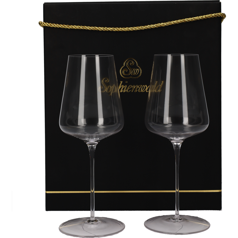 Sophienwald Luxe Giftbox met witte wijn glazen (2 stuks)