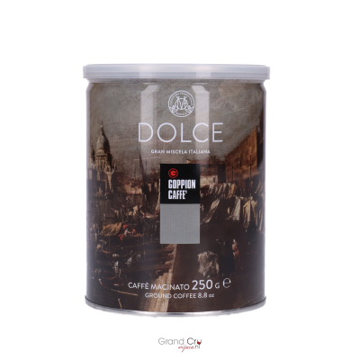 Goppion Caffè Dolce blik 250 gram bonen