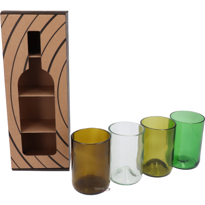 Rebottled Tumbler 4-Pack 4 Colors