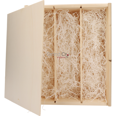 Schuifkist voor 3 flessen