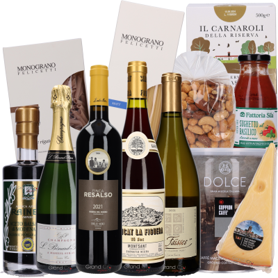 Create your own wine and delicacies package