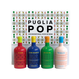 Puglia Pop Giftbox Collection voor 4 flessen